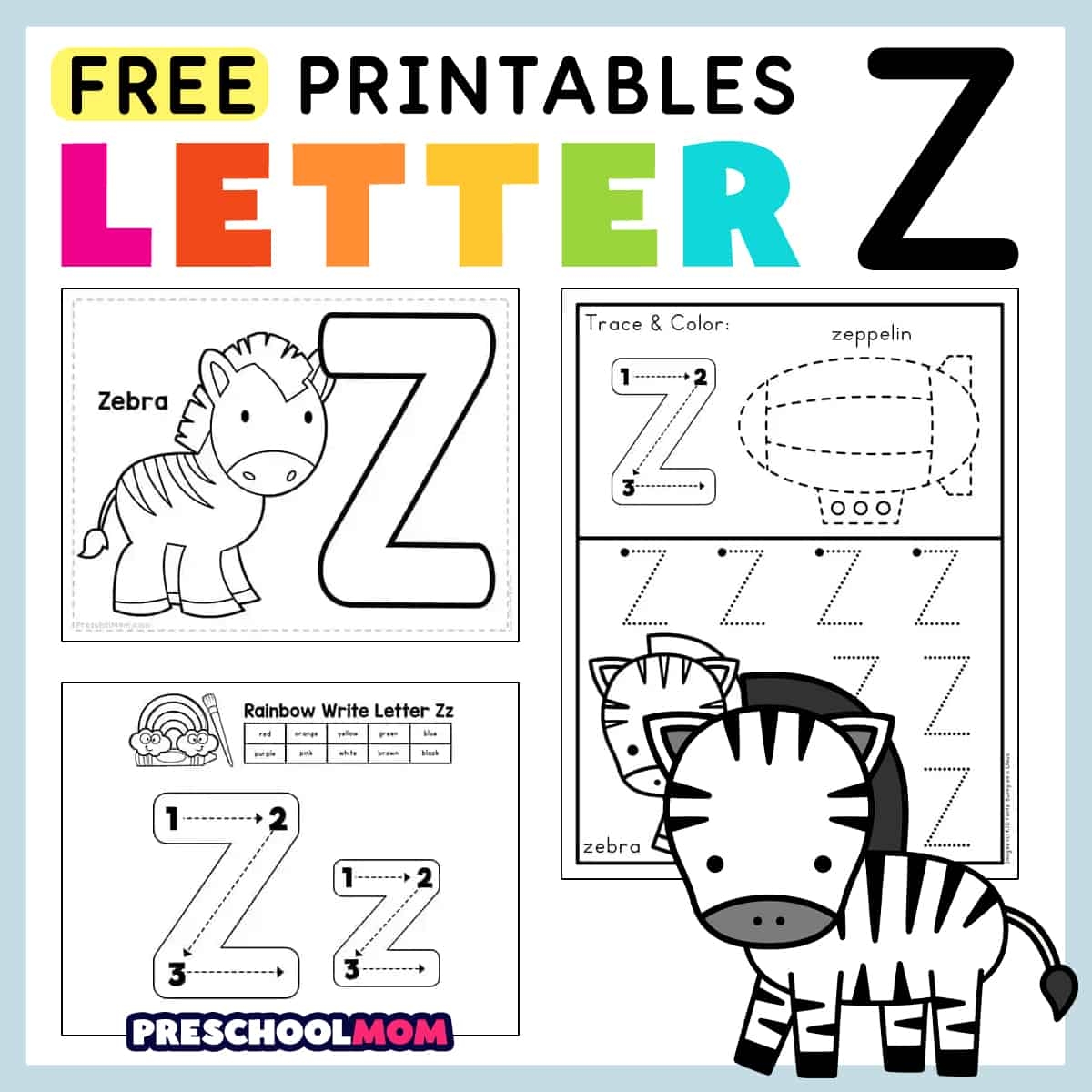 letter z worksheets