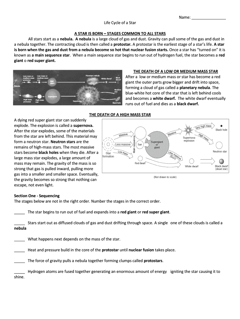 Life Cycle Of A Star Worksheet Pdf Answers Fill Out Sign Online DocHub Life Cycle Of A Star Worksheet Pdf Answers Fill Out Sign Online DocHub