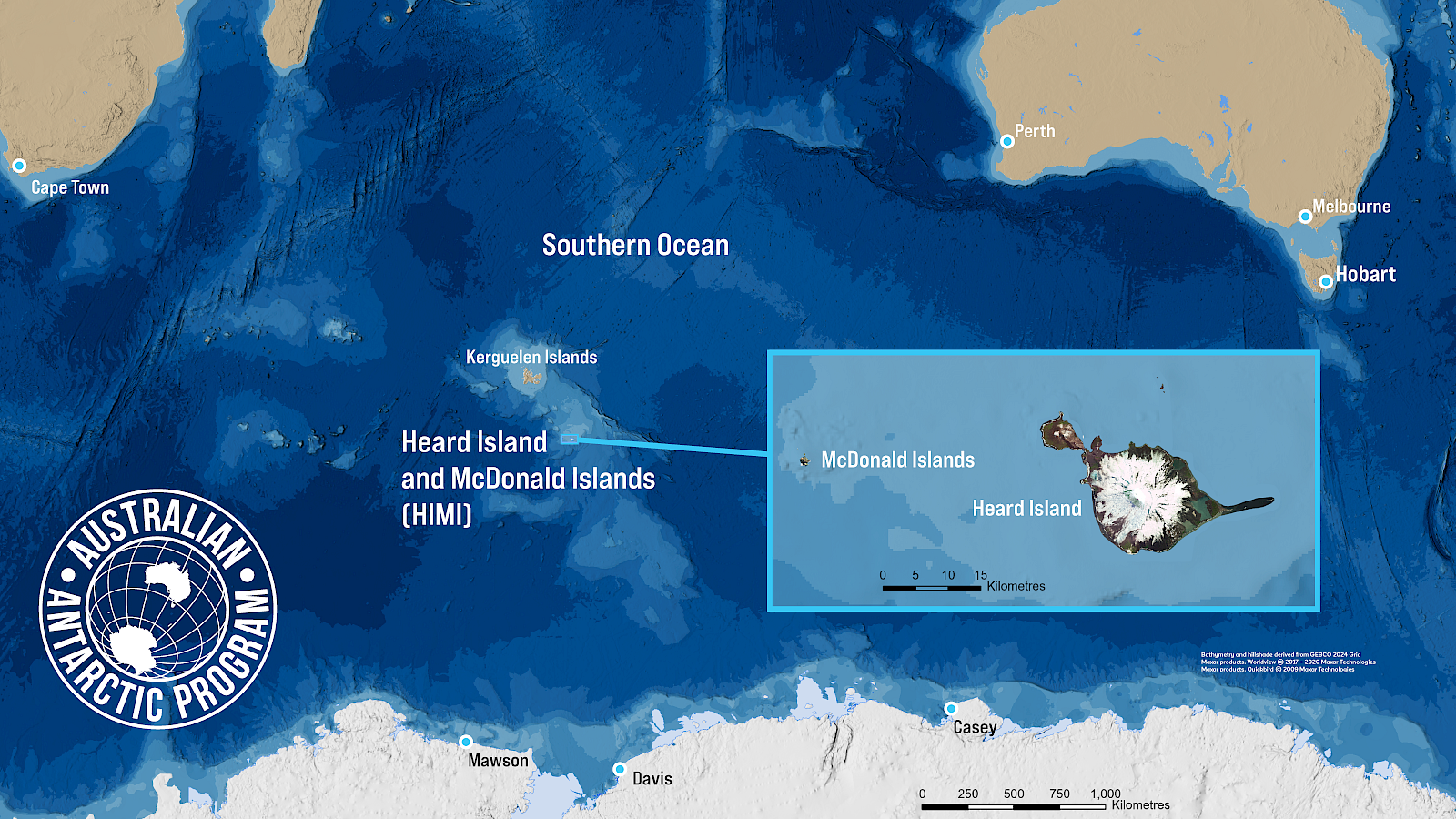 Location And Geography Heard Island And McDonald Islands Australian Antarctic Program