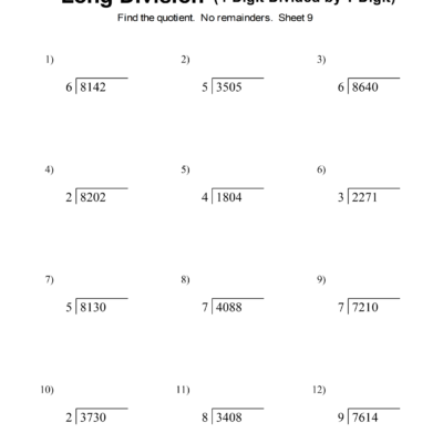 Long Division Worksheets Problems Printable Math Drills Free Printables Lettering SVG Files Tools Apps