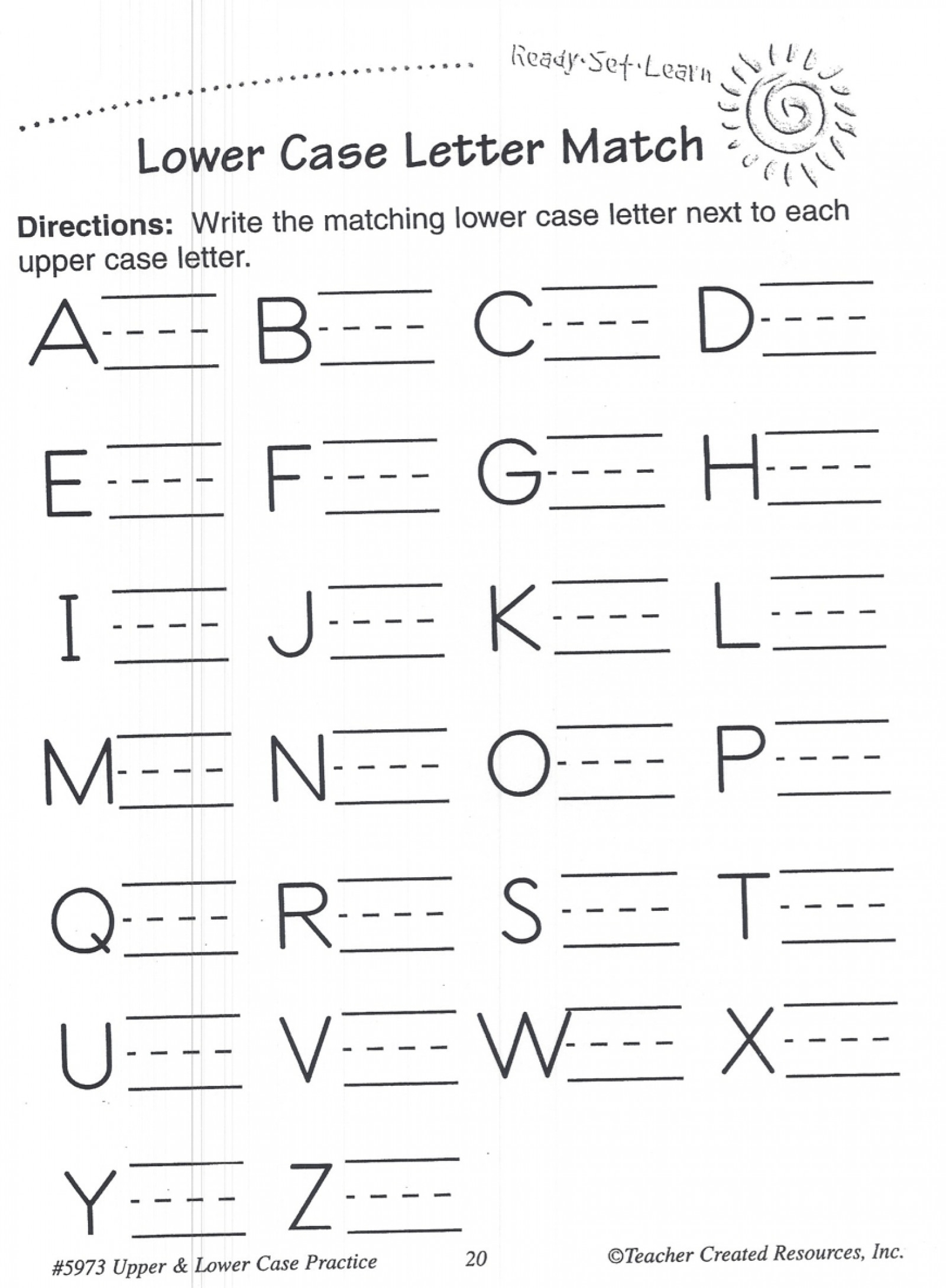Lower Case Letter Match LoveToTeach Lower Case Letter Match LoveToTeach