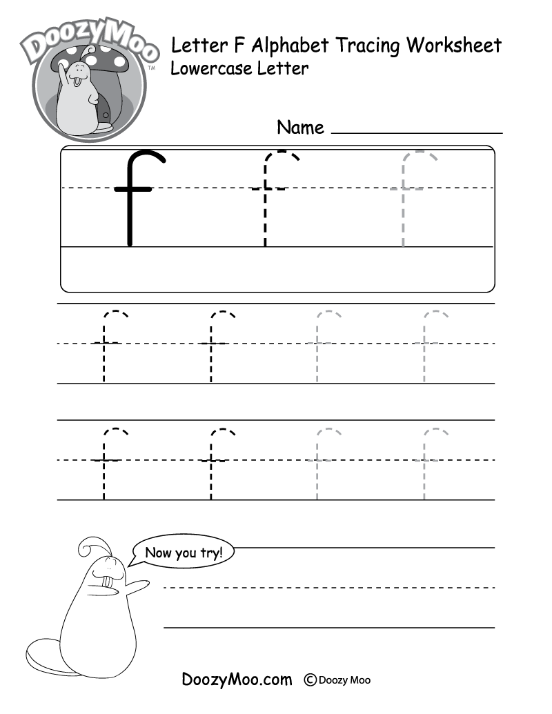 free printable tracing letters worksheets