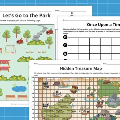 Map Skills Worksheets Free Printable Bundle