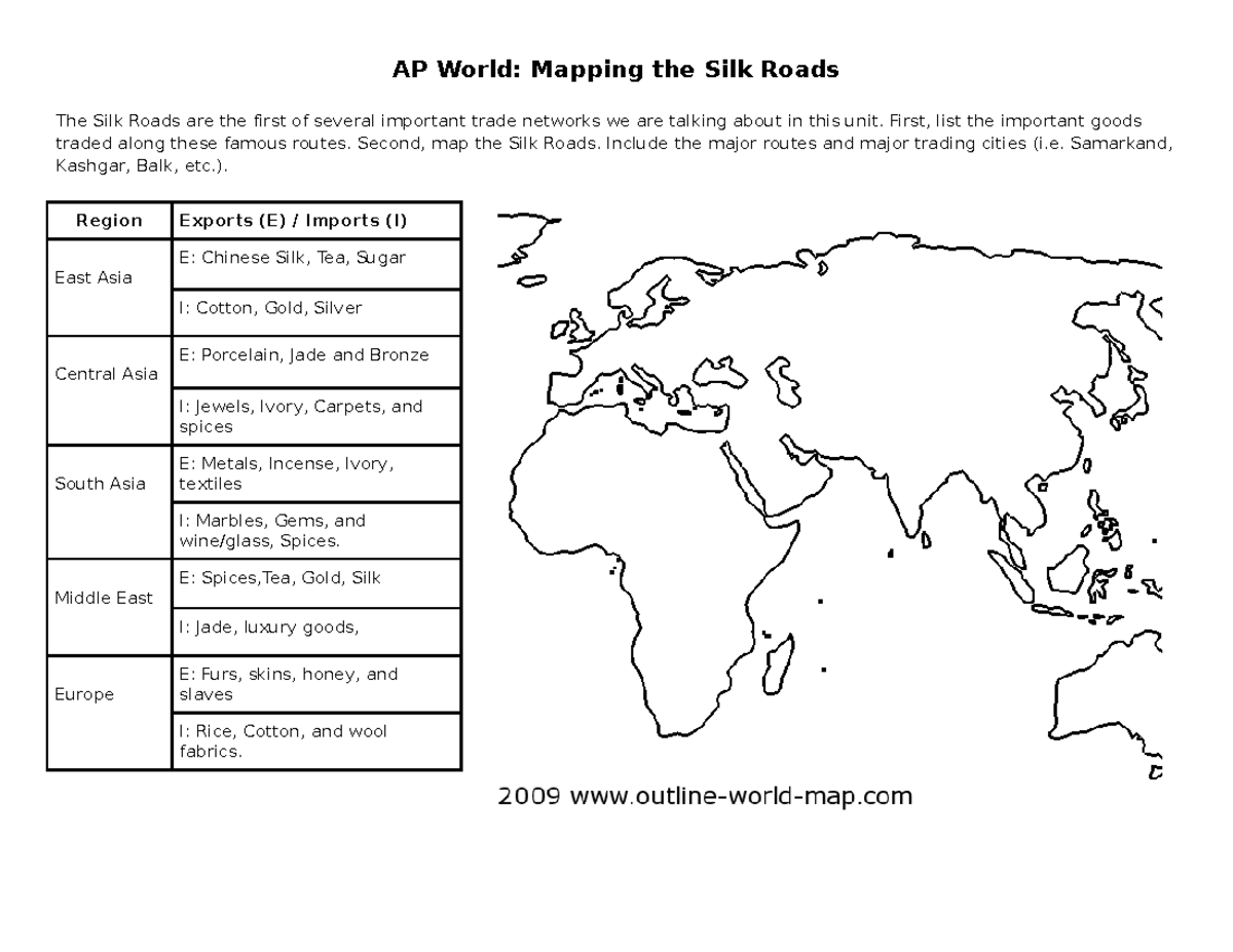 Mapping The Silk Roads Activity Highlights SAQ Practice 27 113011 Studocu Mapping The Silk Roads Activity Highlights SAQ Practice 27 113011 Studocu