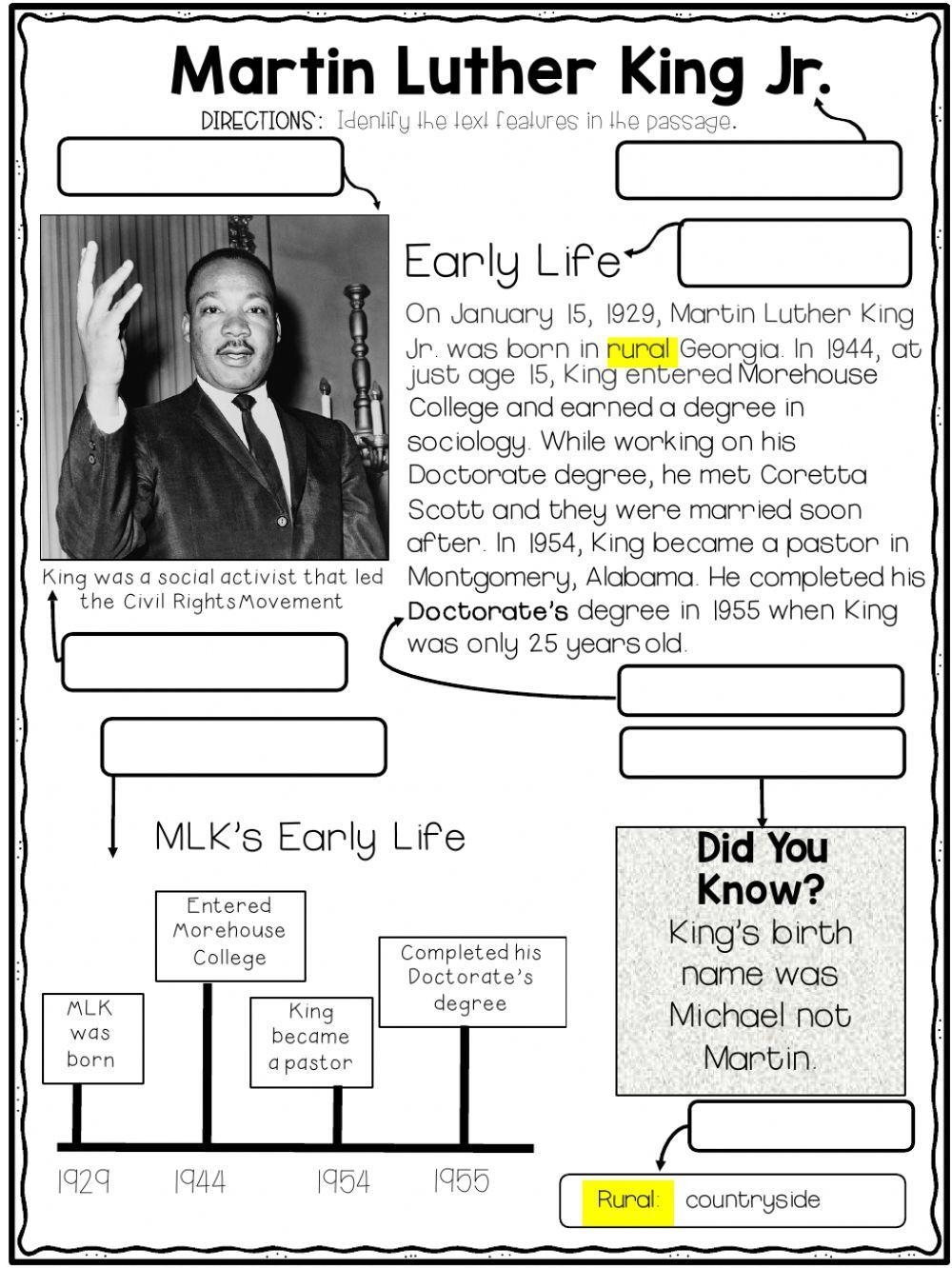 martin luther king worksheets pdf martin luther king worksheets pdf