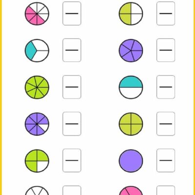 Math Fractions Worksheets PDF Free Download