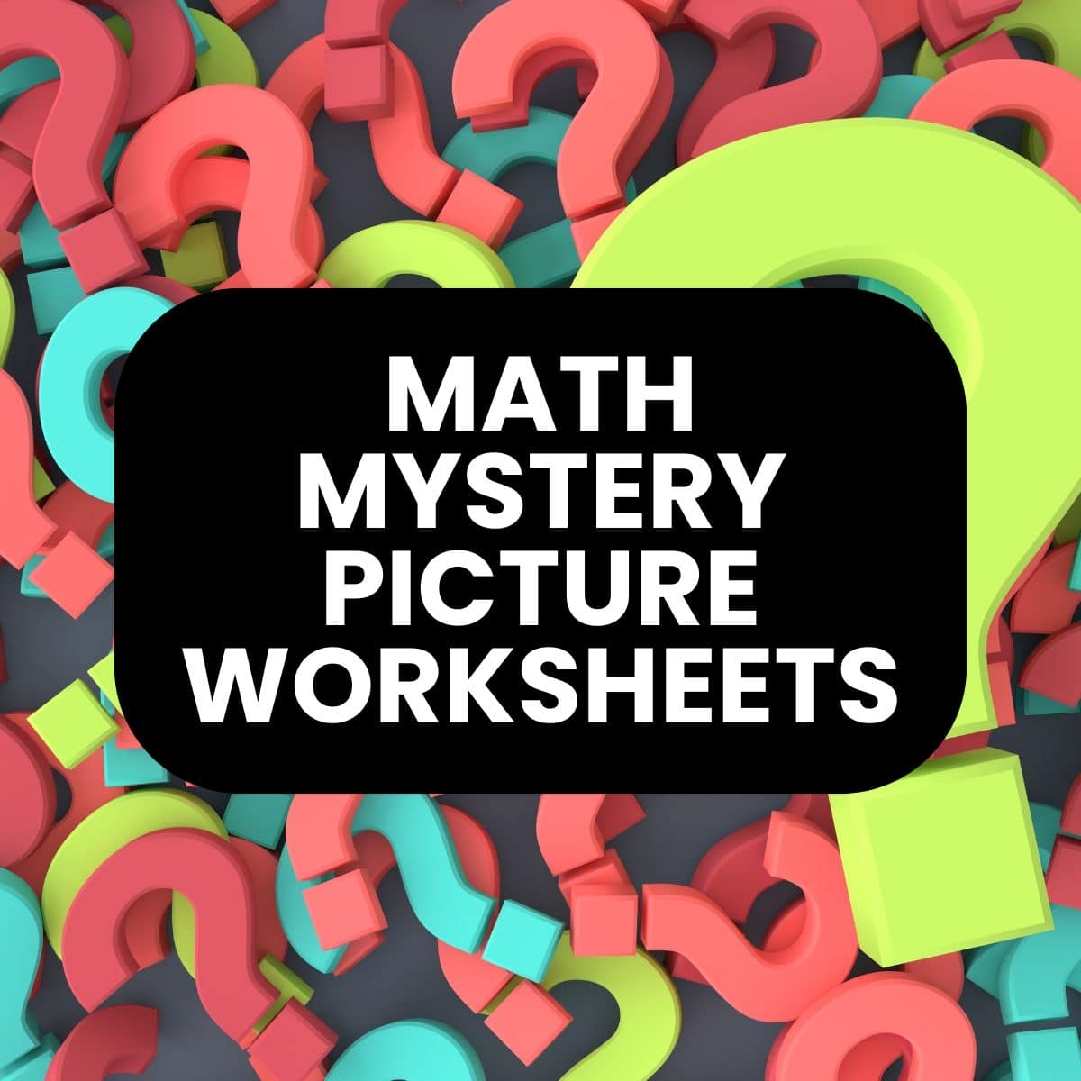 math mystery worksheets pdf free
