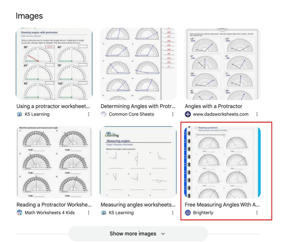 Measuring Angles With A Protractor Worksheets Free Printable 
