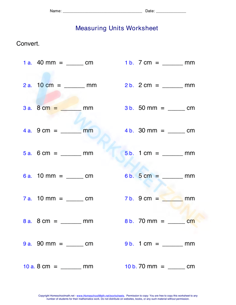 Measuring Units Worksheet 1 Worksheet Worksheets Library