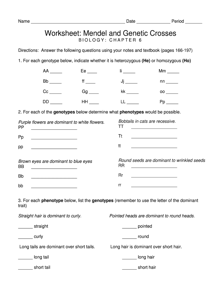 Mendelian Genetics Worksheet Fill Out Sign Online DocHub Mendelian Genetics Worksheet Fill Out Sign Online DocHub