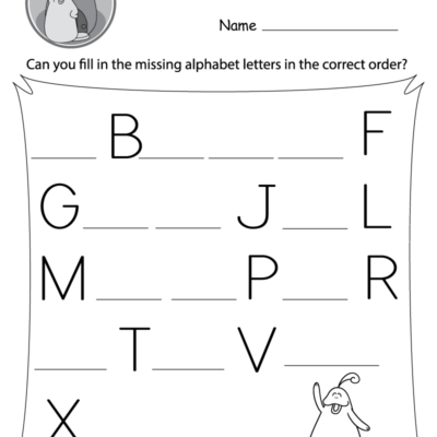 Missing Letter Worksheets Free Printables Doozy Moo
