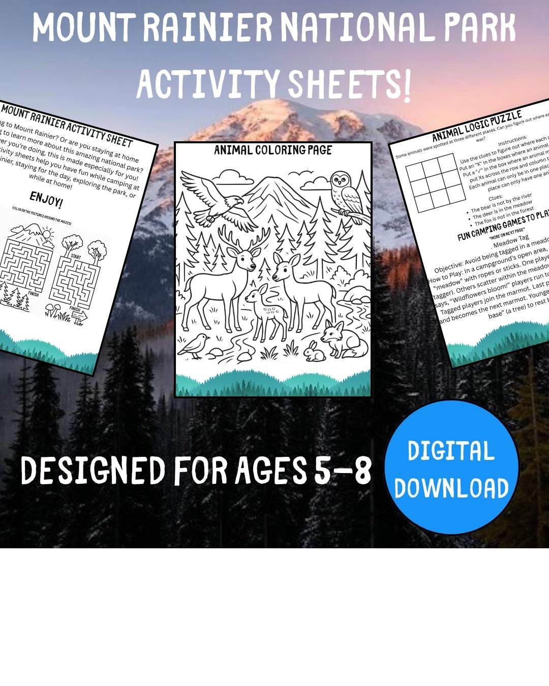 mount rainier worksheet pdf mount rainier worksheet pdf