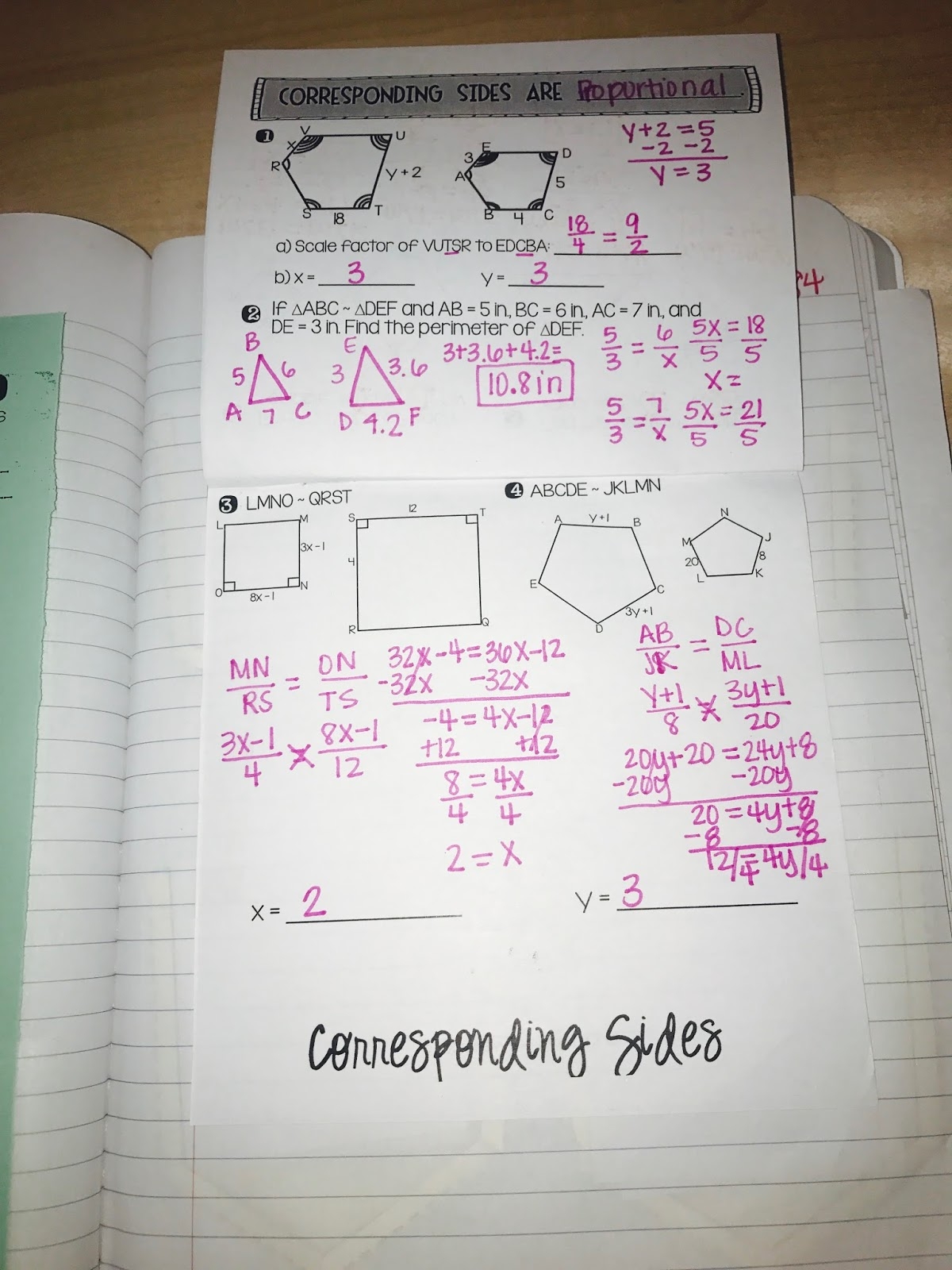 Mrs Newell s Math Ratio Proportions And Similar Polygons