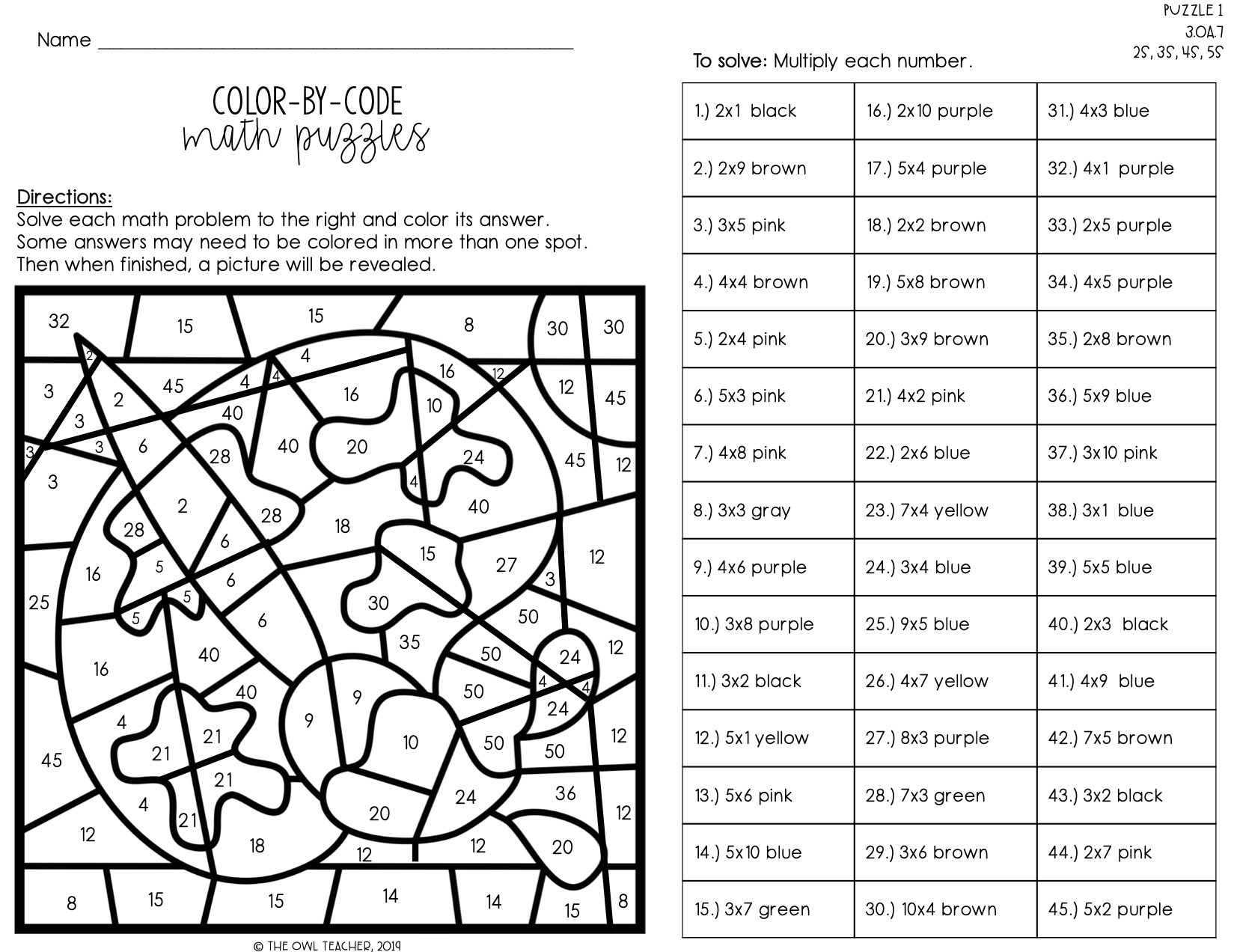multiplication coloring worksheets pdf multiplication coloring worksheets pdf