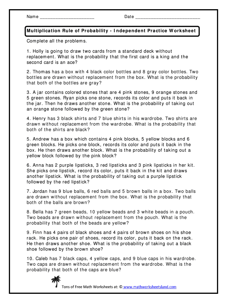 independent practice math worksheet answers