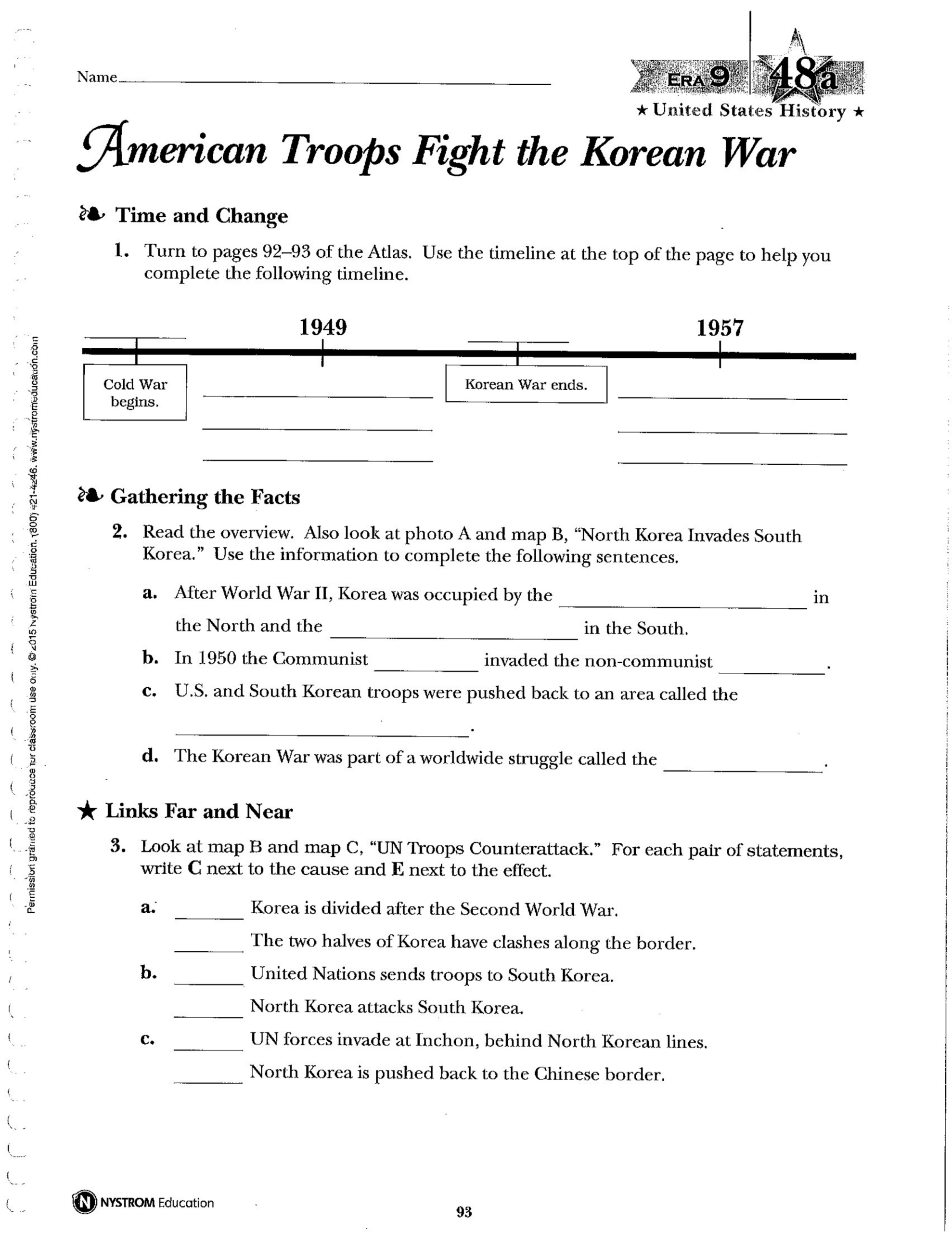 NAUSH 48 American Troops Fight The Korean War Amy C Gilstrap Library Formative