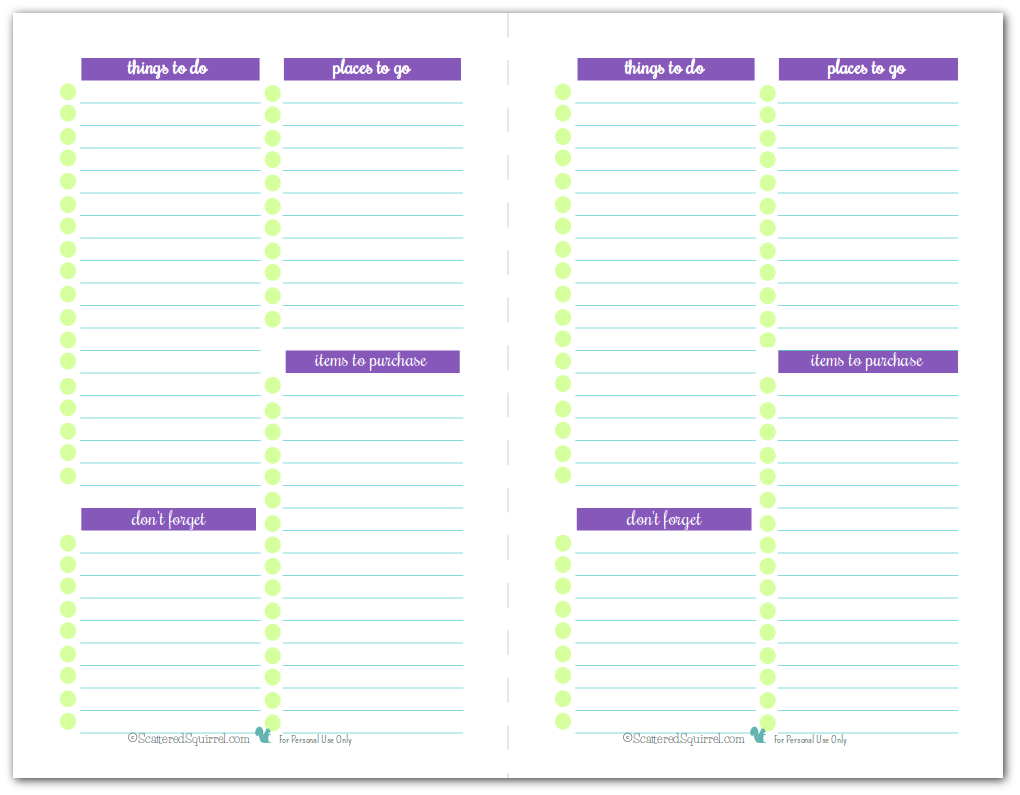 Note Page And To Do List Printables Reader Request
