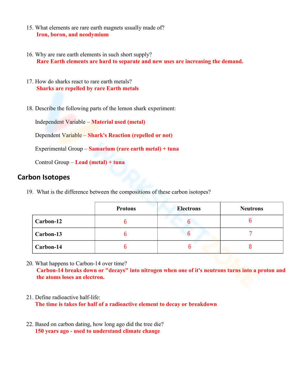 Nova Hunting The Elements Worksheets Printable