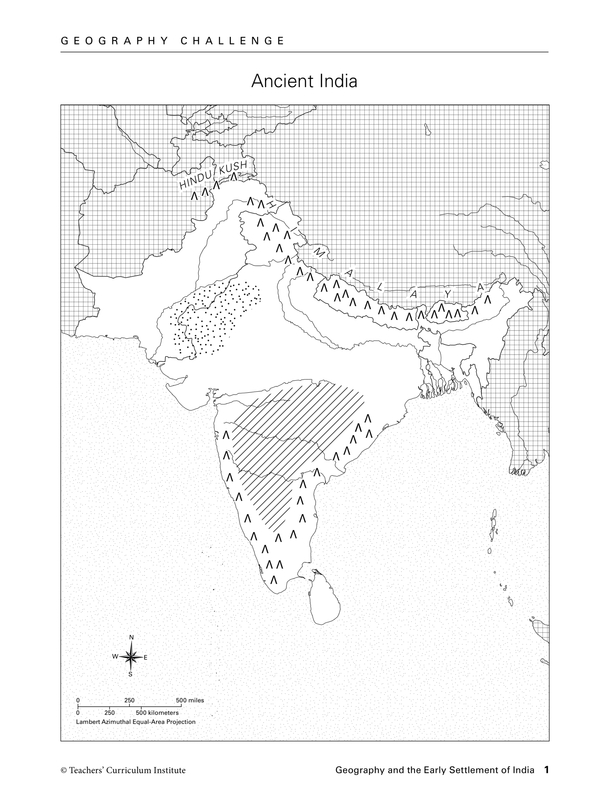 NWR Geography Challenge Ancient India Jim Tracy Library Formative