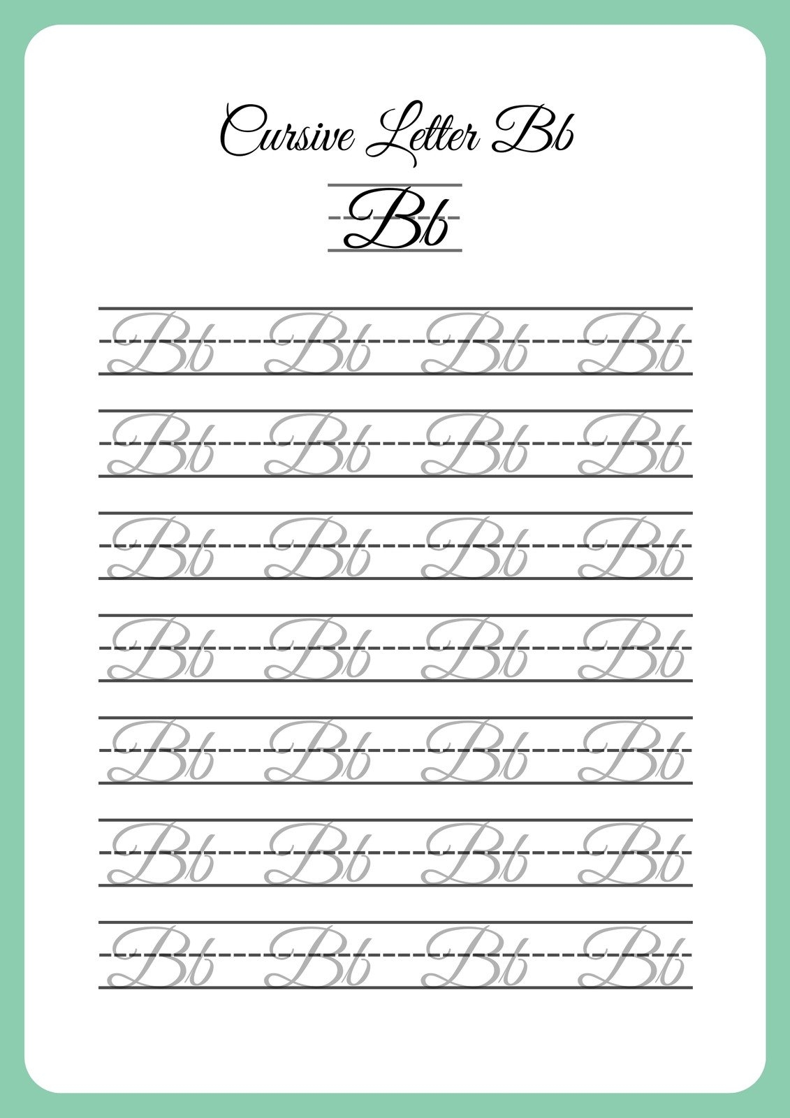 Page 2 Free Custom Printable Handwriting Worksheet Templates Canva