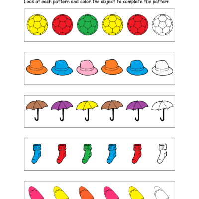 Patterns For Preschool Patterns For Kindergarten Pattern Worksheets For Preschool Pattern Worksheets For Kindergarten Kindergarten Pattern Worksheet MegaWorkbook