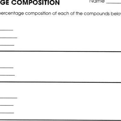 Percent Composition Worksheet Walkthrough YouTube
