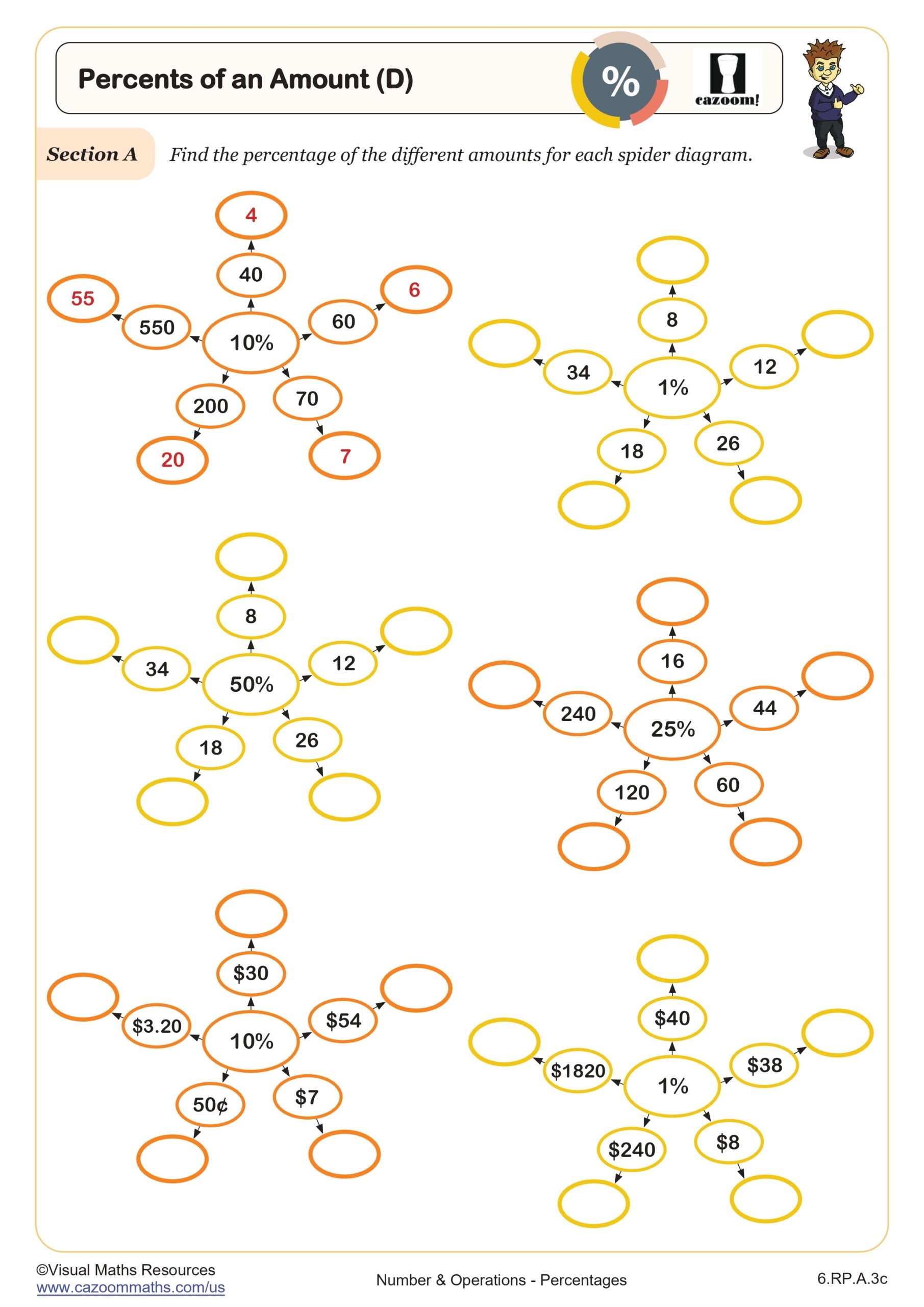 Percent Word Problems Worksheet PDF Printable Number Operations Worksheet Cazoom Math Percent Word Problems Worksheet PDF Printable Number Operations Worksheet Cazoom Math