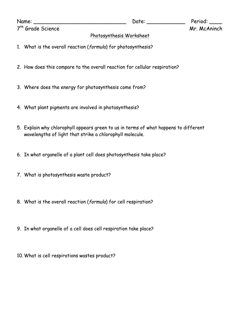 Photosynthesis Worksheet Grade 7 Fill Out Sign Online DocHub Photosynthesis Worksheet Grade 7 Fill Out Sign Online DocHub