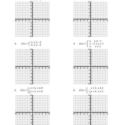 Piecewise Functions Worksheet Fill Out Sign Online DocHub