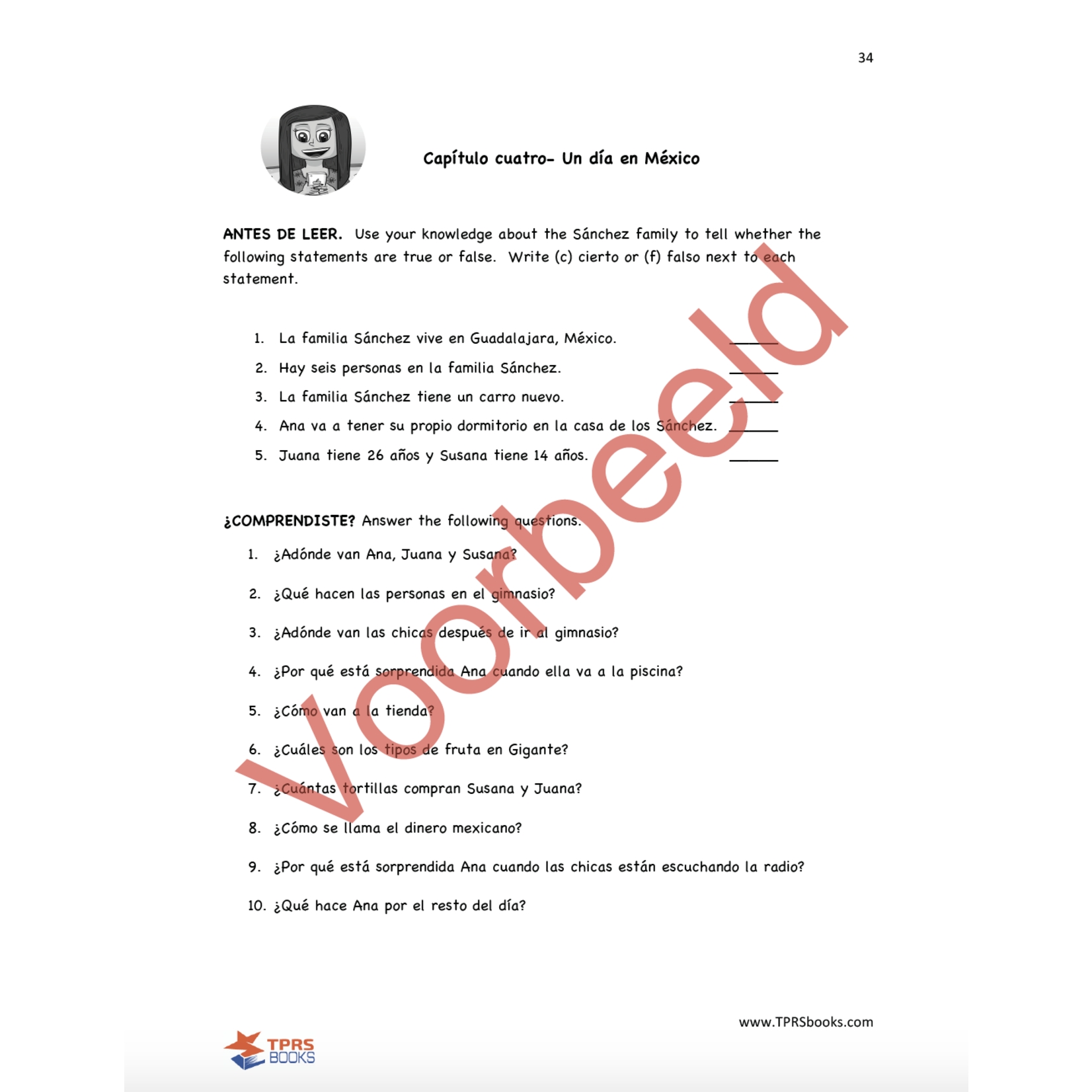 Pobre Ana Teacher s Guide The CI Bookshop Pobre Ana Teacher s Guide The CI Bookshop