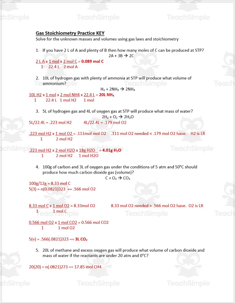 stoichiometry worksheet answers stoichiometry worksheet answers