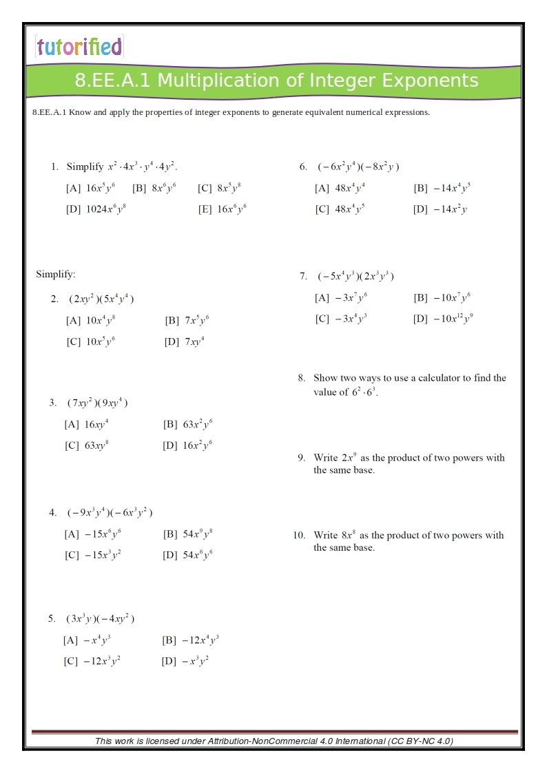 Pre AP Algebra 1 Practice Test PDF Worksheets