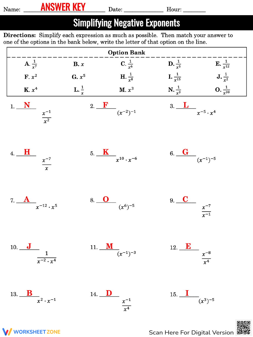 Printable 9th Grade Exponents Worksheets Printable 9th Grade Exponents Worksheets