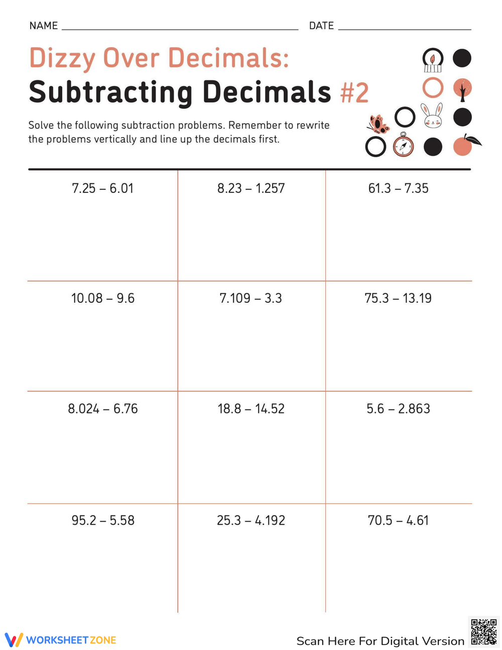 adding and subtracting decimals worksheet pdf adding and subtracting decimals worksheet pdf