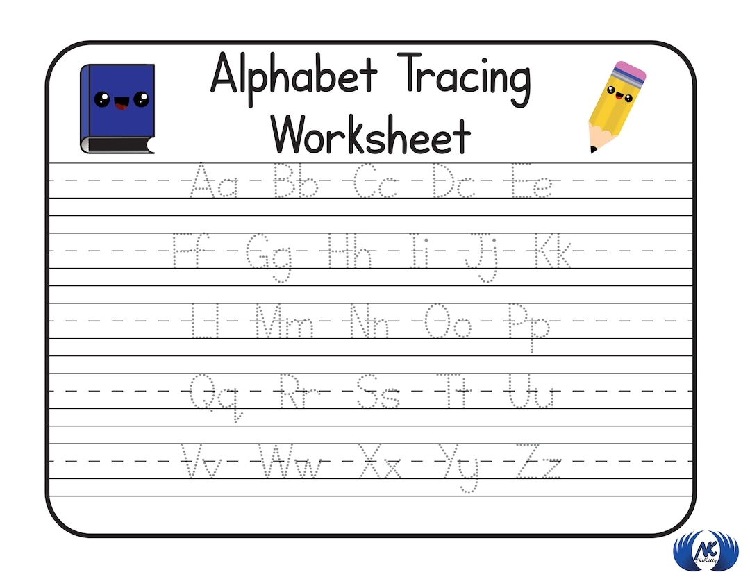 letter tracing practice sheets