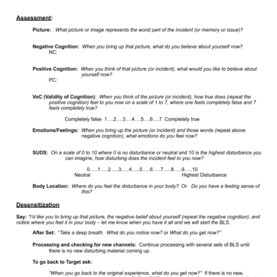 Printable Emdr Worksheets Fill Out Sign Online DocHub