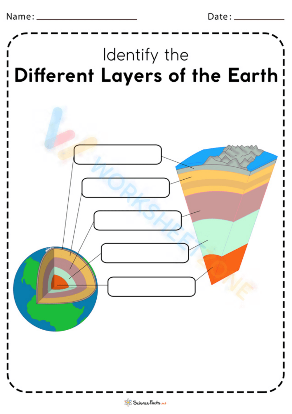 layers of the earth worksheet pdf layers of the earth worksheet pdf