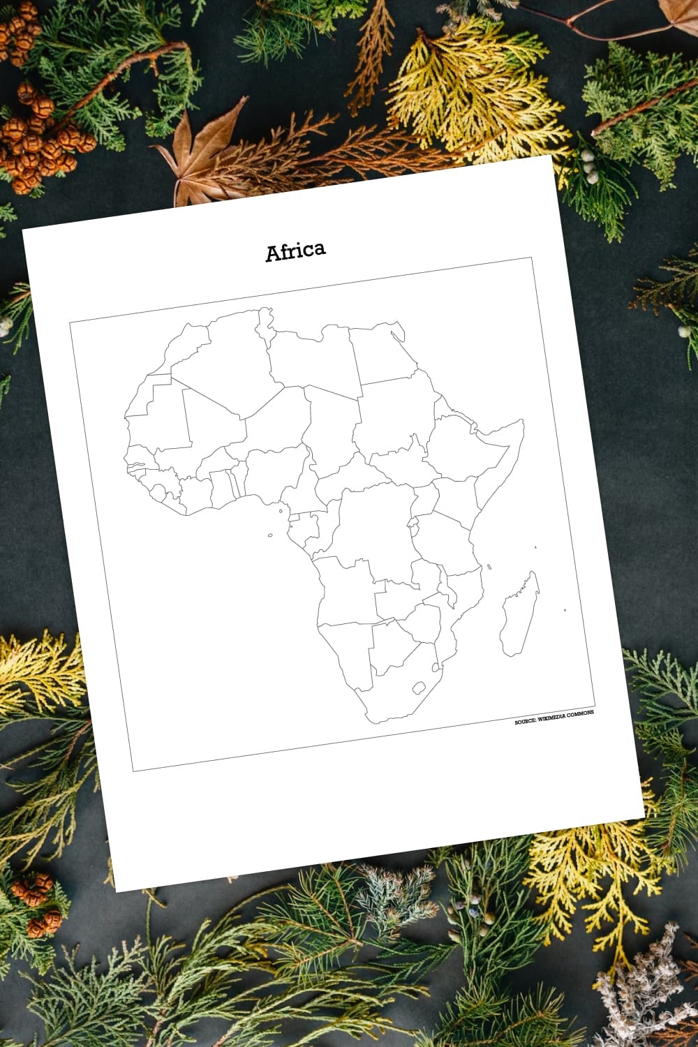 Printable Maps Of Africa Greenland And Antarctica Messy Momma Crafts