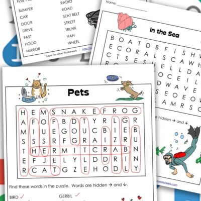 Printable Word Search Puzzles