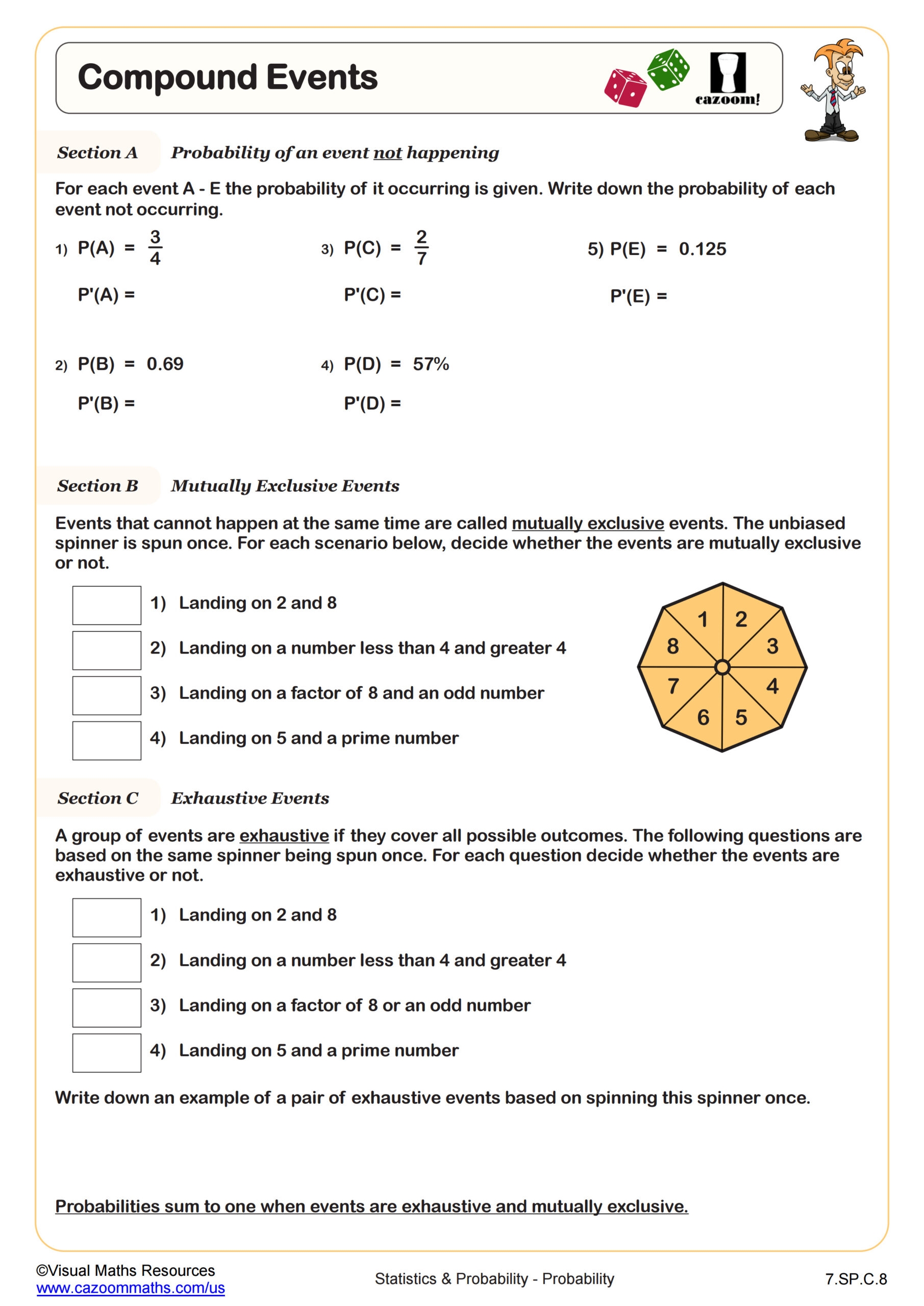 Probability Worksheets Probability Tree Questions Answers Cazoom Math Probability Worksheets Probability Tree Questions Answers Cazoom Math