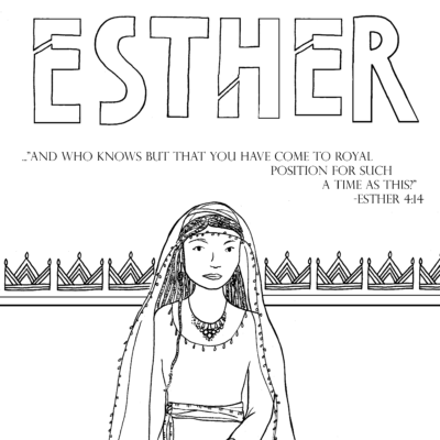 Queen Esther Coloring Page Ministry To Children