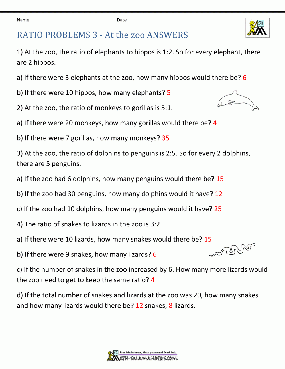 Ratio Word Problems
