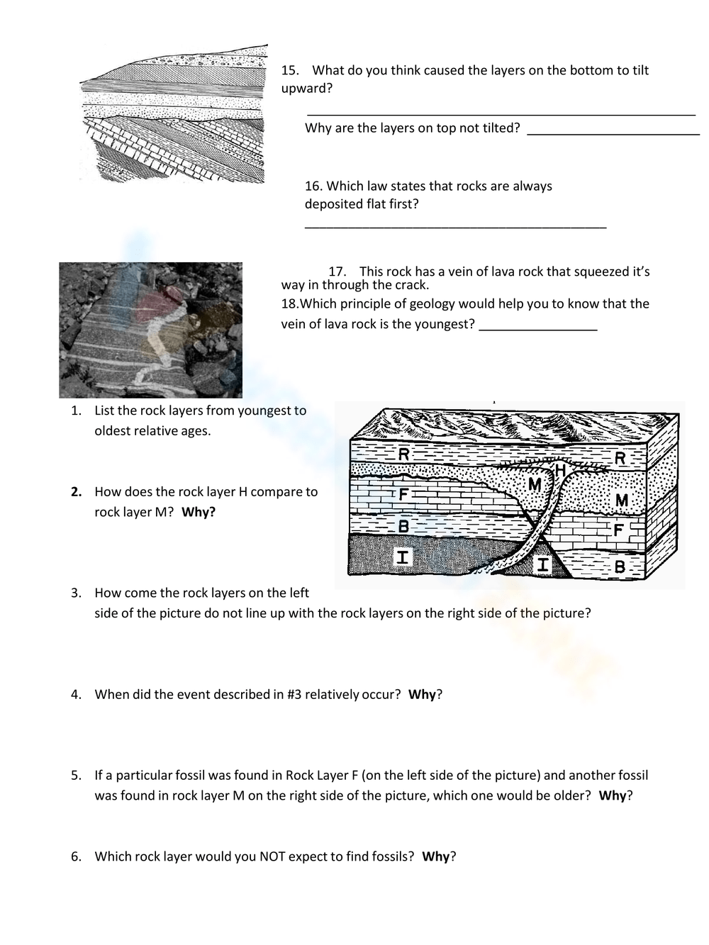 relative dating worksheet answer key relative dating worksheet answer key