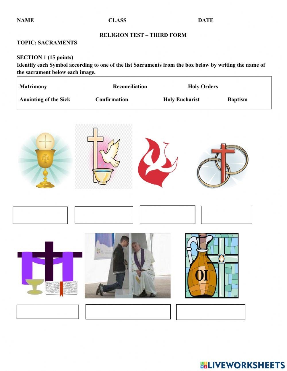 Sacraments Interactive Worksheet Worksheets Library Sacraments Interactive Worksheet Worksheets Library
