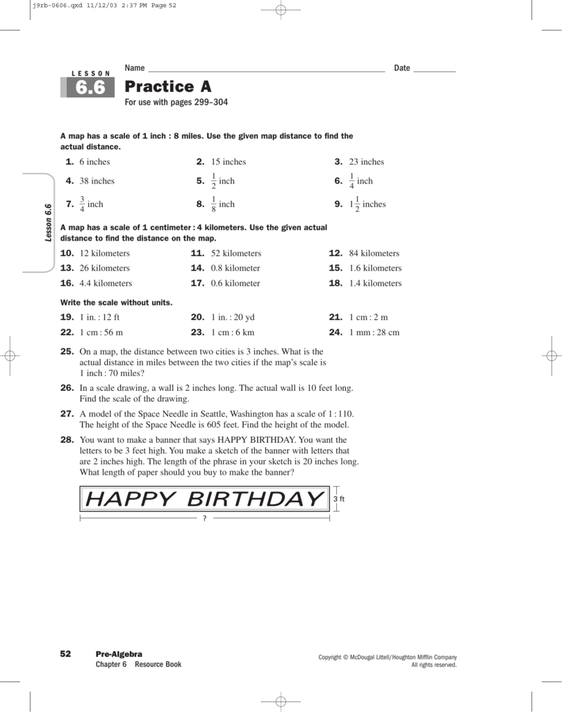 Scale Proportions Worksheet Pre Algebra Practice Scale Proportions Worksheet Pre Algebra Practice