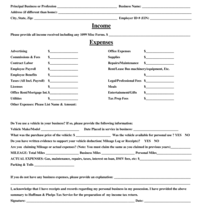 Schedule C Expenses Worksheet Fill Out Sign Online DocHub