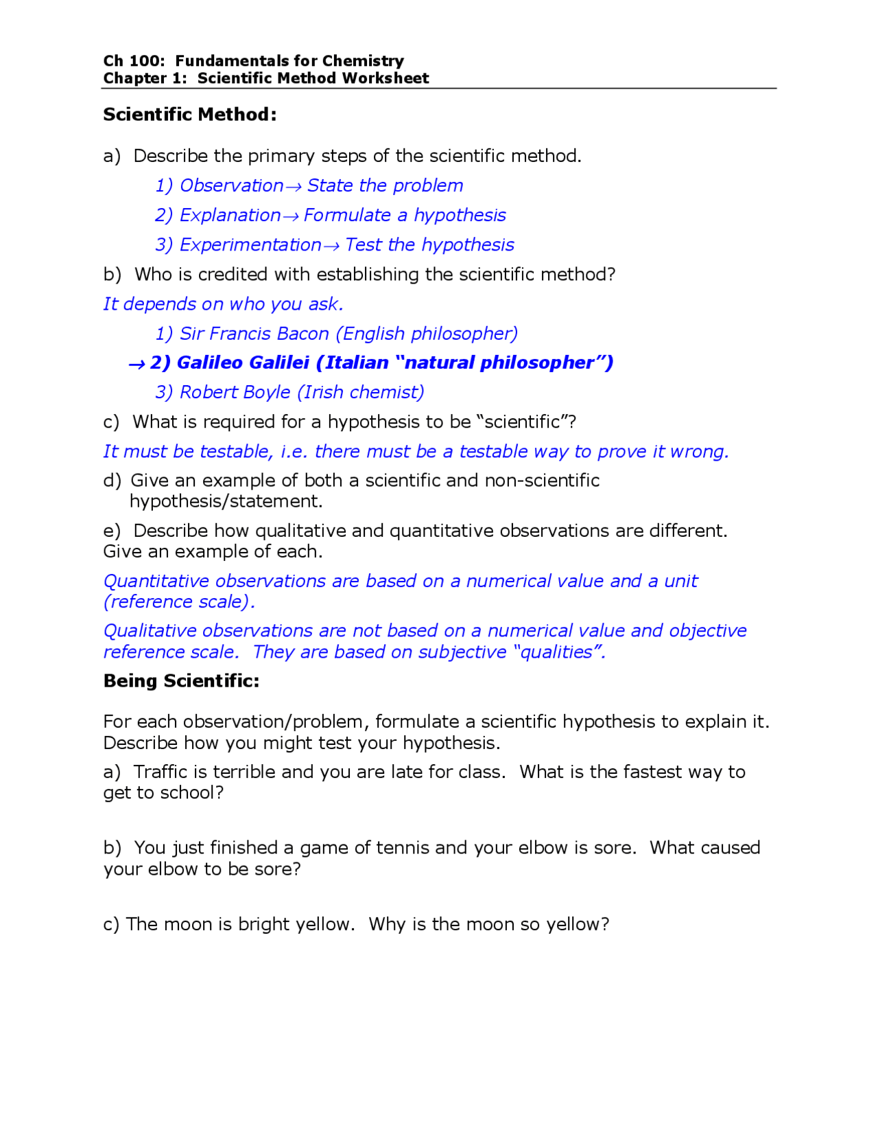 scientific method worksheet answers scientific method worksheet answers