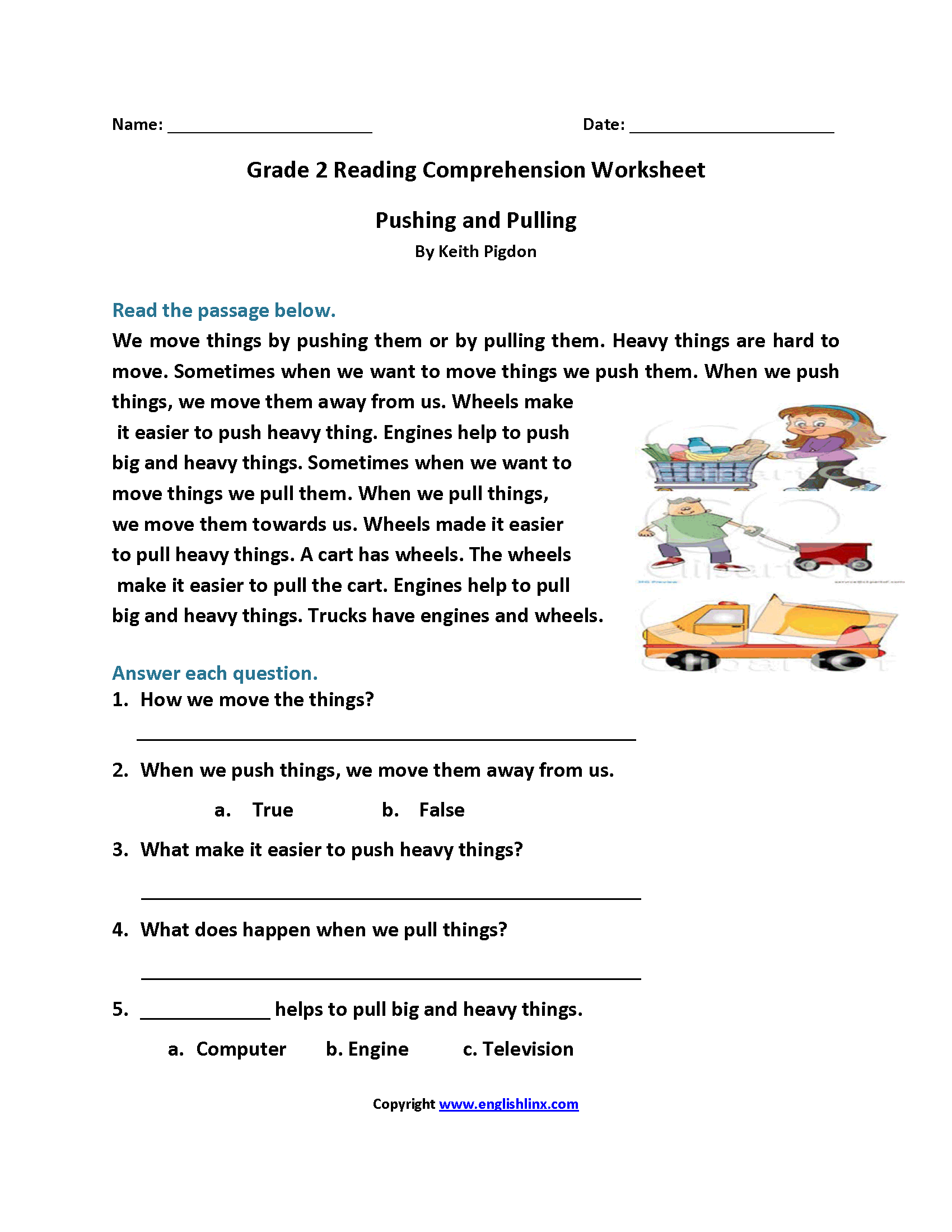 Second Grade Reading Worksheets Improve Fluency And Vocabulary Second Grade Reading Worksheets Improve Fluency And Vocabulary