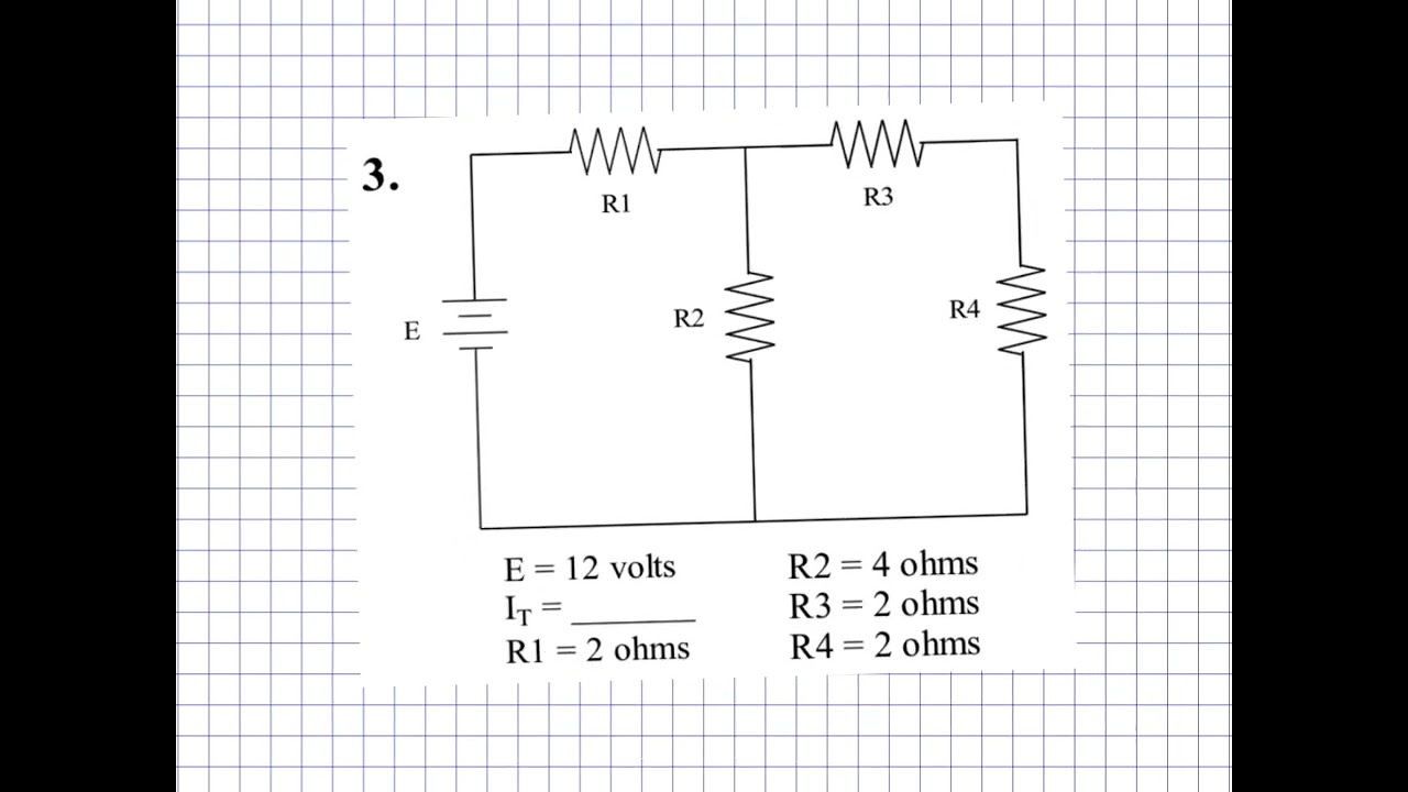 Series Parallel Worksheet 1 YouTube Series Parallel Worksheet 1 YouTube