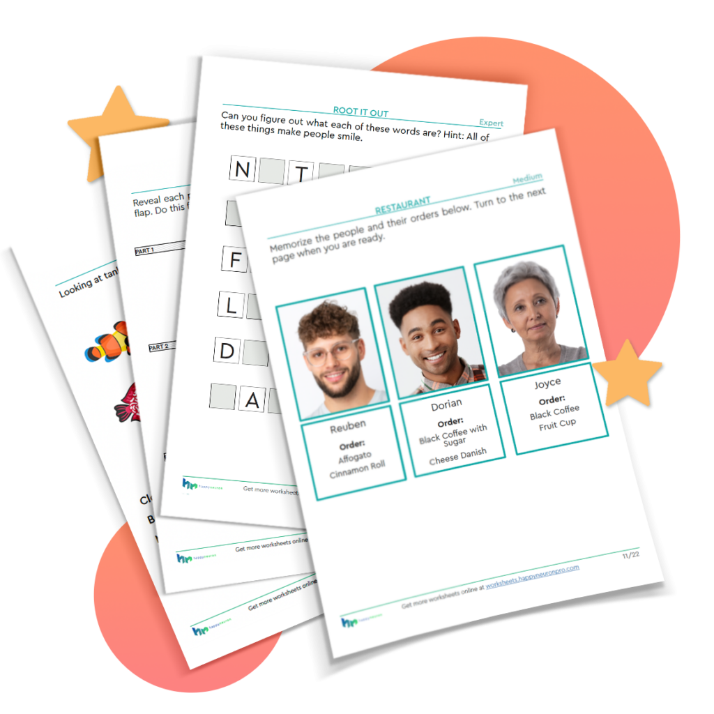 Shop HappyNeuron Pro Worksheets Official Store